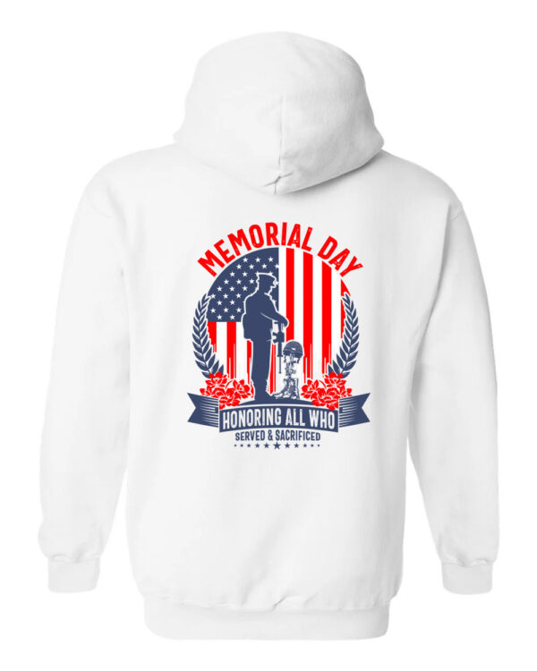 HONOR MEMORIAL DAY ADULT HOODIE