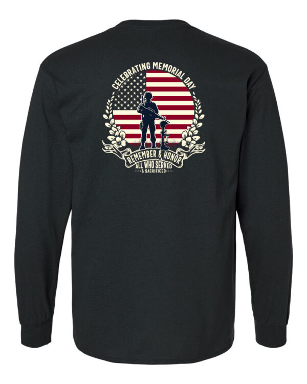 CELEBRATE MEMORIAL DAY ADULT LONG SLEEVE TSHIRT