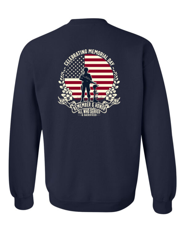 CELEBRATE MEMORIAL DAY ADULT CREW NECK - Image 2