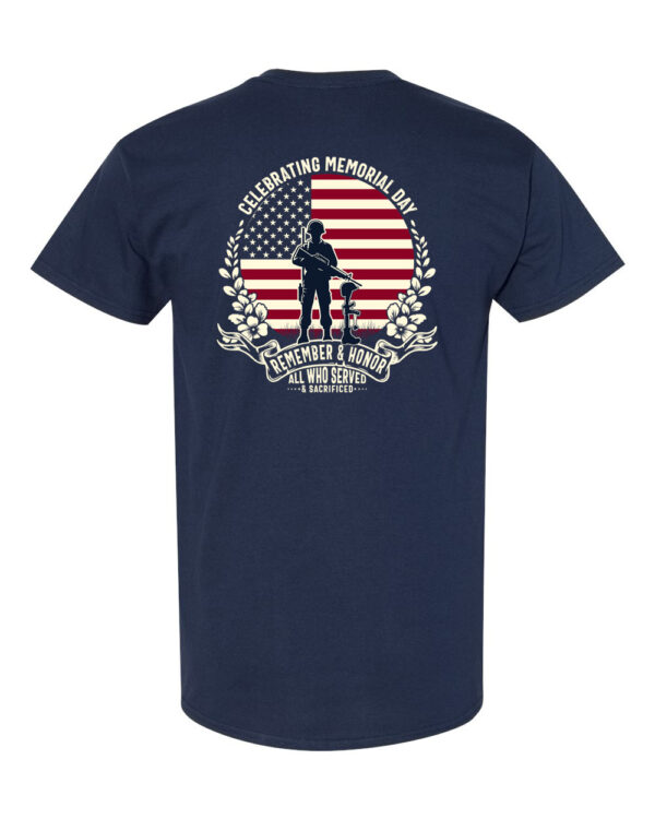 CELEBRATE MEMORIAL DAY ADULT TSHIRT - Image 2