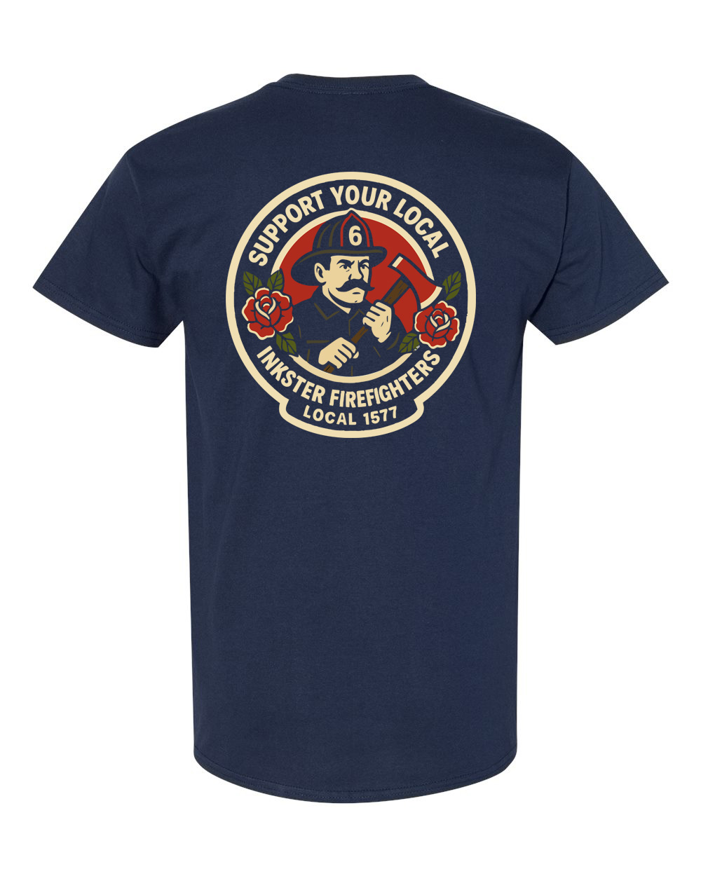 SUPPORT_FF_NAVY T BACK