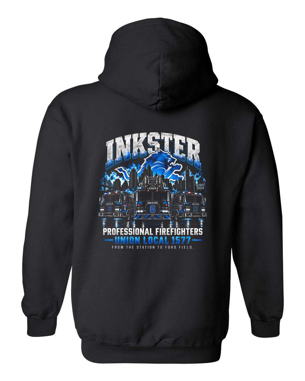 Inkster Firefighters Union Local 1577 Lions Shirts - Image 8