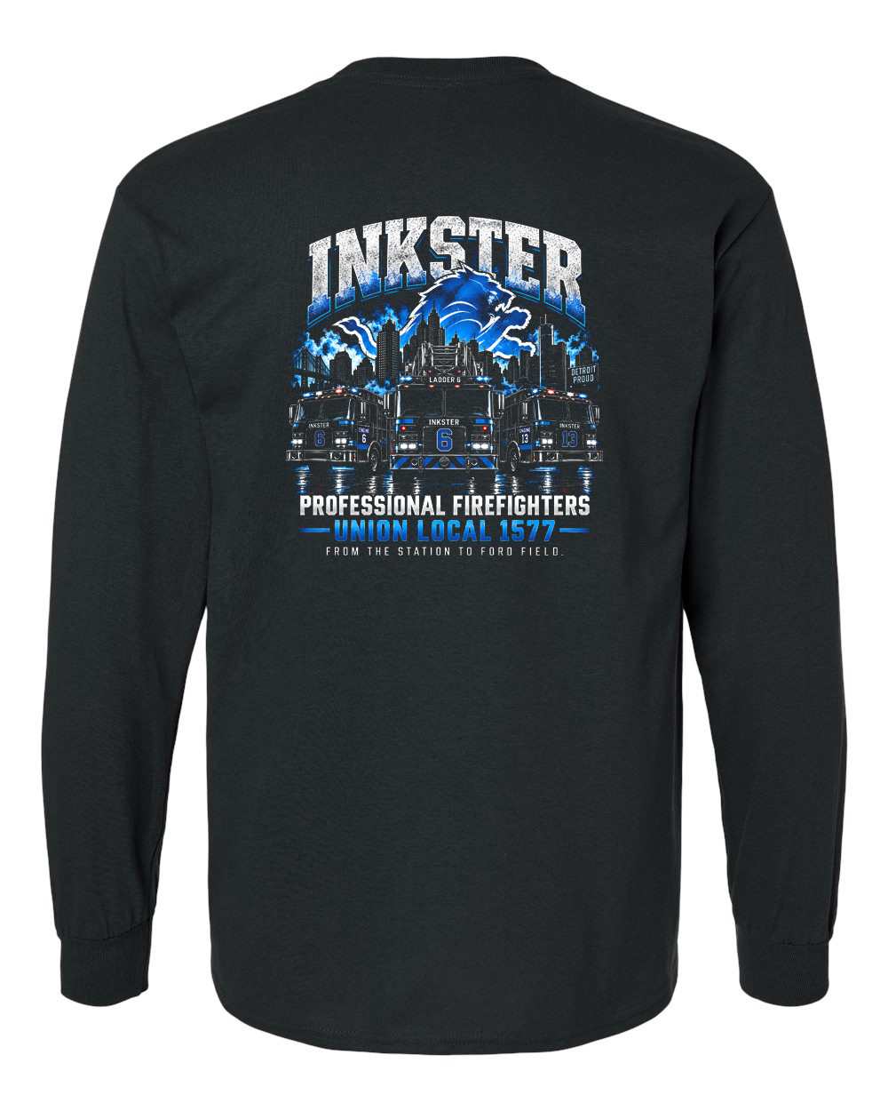 Inkster Firefighters Union Local 1577 Lions Shirts - Image 6